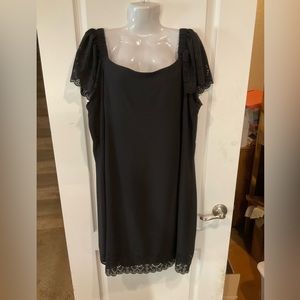 Off the Shoulder Black Dress
